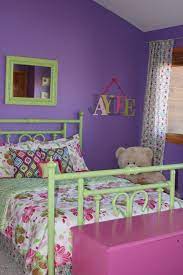 Purple Green And Pink Purple Room Decor Purple Green Bedrooms Bed For Girls Room