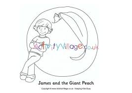 It tells the heroic story of james, a little boy who goes on a wonderful adventure on a gigantic peach, accompanied by a crew of large and fantastic talking insects. James And The Giant Peach Colouring Page