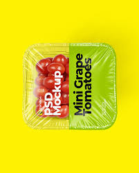 Download 44 Plastic Tray With Tomatoes Psd Mockup Potoshop Yellowimages Mockups