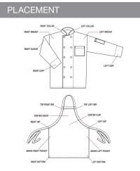 Embroidery Logo Placement Chart 17 Best Images About