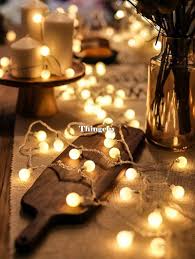 8 10m Cherry Ball Battery Led Fairy String Lights Decorative Lights For Wedding Christmas Party Garland Decoration Home Decor Led Cherry Christmas Outdoorstring Decorative Lights Aliexpress