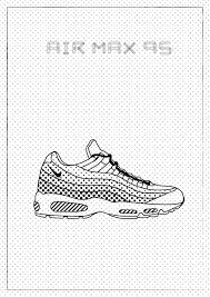 Pin By Monik And Co On Illustration Sneakers Drawing Nike Air Max 95 Air Max 95