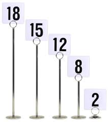 Table Number Stands Table Number Stands Table Numbers Wedding Table Numbers