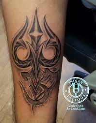 Mahadev Lord Shiva Om 3d Om With Trishul 3d Trishul Blackngrey Orignal Design By Mokshat Mokshat S Artmotion Tribal Tattoos Tattoos Polynesian Tattoo