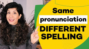 Different Spelling But Same Pronunciation Englishisconfusing Youtube
