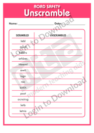 By unscrambling the given letters to make a word. Lesson Zone Au Keeping Safe