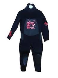 Details About Body Glove 3 2mm Full Wetsuit Junior Qxs Age 3 4 Black Red 0016