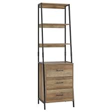 At your doorstep faster than ever. Buy Homecho Storage Cabinet Ladder Shelf With Fabric Drawers 3 Tier Open Shelves Accent Ladder Bookcase Bookshelf With Storage Chest Tall Nightstand Organizer Unit For Home Office Rustic Brown Online In Turkey