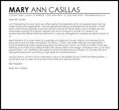 People of the state of california v. Chef De Partie Cover Letter Sample Cover Letter Templates Examples