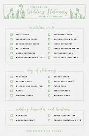 Wedding Stationery Checklist Wedding Stationery Checklist Wedding Stationery Free Wedding Printables