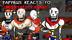 Now bringing forth our favorite bones, papyrus and sans~ (and one dog) skeleton characters are a blast to draw. Papyrus React To Undertale Fanart Youtube