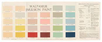 Walpamur Paint Colour Chart