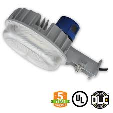 Led Dusk To Dawn Outdoor Security Light 55w 6800 Lumens Photocel Green Light Depot