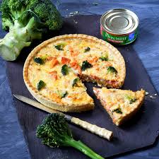 Super easy mini salmon quiches. Delicious Salmon And Broccoli Quiche John West Uk