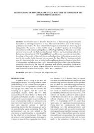 Ayo buka sebotol sampanye untuk merayakan jawaban: Pdf The Functions Of Illocutionary Speech Acts Used By Teachers In The Classroom Interactions