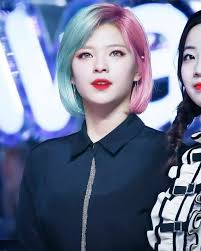 Twice's jeongyeon in twice's guest appearance on sbs powerfm 's choi hwa jung's power time , jeongyeon revealed the dilemma she constantly has about her hair. Once For Twice Jeongyeon S Blue Hair Wattpad