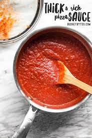 use this thick and rich pizza sauce recipe to make your own sauce at home in minutes with just a few pan pizza sauce recipe homemade pizza pizza sauce homemade