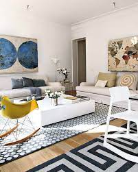 Open Space Apartment Interior Design In Madrid Apartment Interior Rugs In Living Room Apartment Interior Design