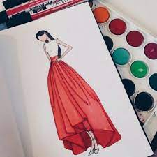 bs000m fashion art clothes design moon coloring pages