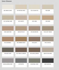 Prism Grout Color Chart 2019