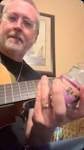 I’m finding that I like a heavier, glass slide these days…this ought to  work! @mainstaysliving #slideguitar #guitaristofinstagram #martinacoustic