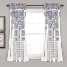 These heavier drapes will keep your room dark, no matter the time of day. Stripe Medallion Room Darkening Window Curtain Set Lush Decor Www Lushdecor Com Lushdecor