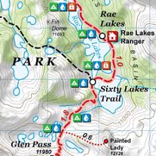 John Muir Trail Pocket Atlas John Muir Trail Maps John