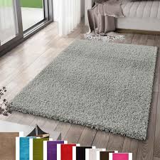 Afla pret si detalii pe site! Prime Shaggy Hochflor Teppich Einfarbig Grau Real De