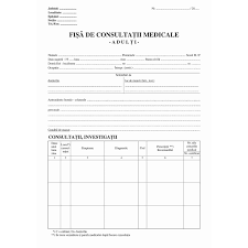 Fisa Consultatii Adulti A4 Emag Ro