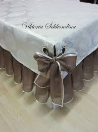 Hermoso Mantel Dintingue Elegancia Faldas De Camas Forros Para Muebles Manteles Para Mesa