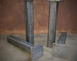 Metal Table Legs Flat Bar Etsy Steel Table Legs Metal Table Legs Table Legs