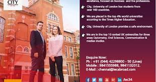 1 Study Abroad Consultants In Chennai India Overseas Consultant Uk Education City University London International Education