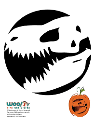 T Rex Dinosaur Pumpkin Pattern Woo Jr Kids Activities Halloween Pumpkin Stencils Halloween Pumpkin Carving Stencils Halloween Stencils