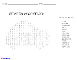 Geometry Word Search Great For A Warm Up Activity Or An Extra Credit Assignment For The Classroom Geometry Words Word Problem Worksheets Geometry Worksheets