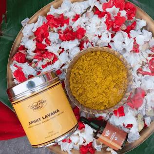 Traditional Ayurvedic Ubtan, AI generated