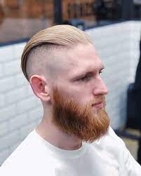 Slick Back Bald Fade With Disconnected Undercut Mens Slicked Back Hairstyles Slicked Back Hair Sleek Back Hair