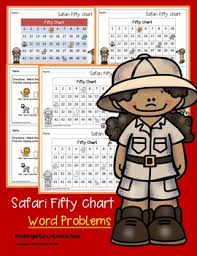 Safari Fifty Chart Using Word Problems Missing Numbers No Prep Ready 2 Go