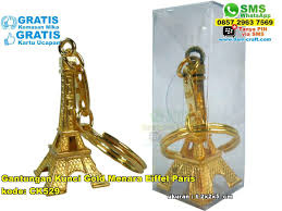 Gantungan Kunci Gold Menara Eiffel Paris Souvenir Pernikahan Menara Eiffel Gantungan Kunci Gantungan