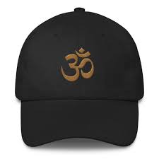 Om Symbol Embroidered Classic Dad Cap Dad Caps Om Symbol Custom Engraved Bracelet