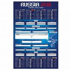 Argentina Giant 2018 Fifa World Cup Russia Fixture Wall Chart For Sweepstakes