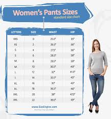 Why does this method work? Pant Size Guide Men Women Conversion Charts Measurements