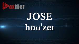 How to pronounce jose el canario alberto. English Pronunciation Of Jose Voxifier Com Youtube