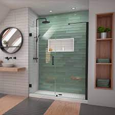 The Stunning 5 Star Rated Dreamline Unidoor Ls Frameless Glass Shower Door Black Shower Doors Shower Doors Frameless Hinged Shower Door