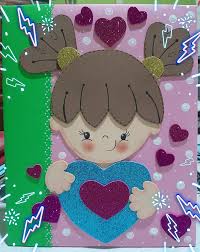 De una forma muy rápida conseguiremos distintos personajes. De Fiesta Carpetas Decoradas Con Imagenes En Goma Eva Facebook