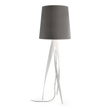 Elegantly Curved Floor Lamp Large With Grey Shade The Lighting Centre Curved Floor Lamp Floor Lamp Grey Large Floor Lamp
