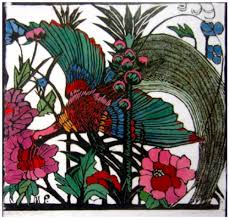 Margaret Rose Preston Woodcuts Sturt S Desert Pea 1925 Hibiscus 1925 Pink Jug Fuchsia Wheelflo Margaret Preston Birds Of Paradise Australian Art