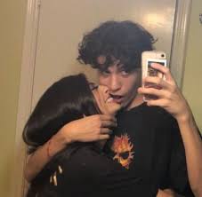 Black And White Mirror Selfie Couple Goals 