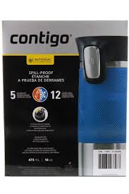 Huron snapseal vacuum insulated travel mug. Contigo Autoseal Stainless Steel Spill Proof Travel Mug 16oz Stock Blue Gray 2 Pack Amazon Ae