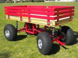 Baja 4 Link Suspension Wagon 24x48 Knobby Bollerwagen Garten Hochbeet Hochbeet