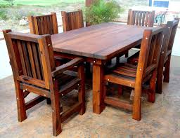 San Francisco Redwood Patio Table Wood Patio Chairs Wood Patio Table Outdoor Wood Dining
